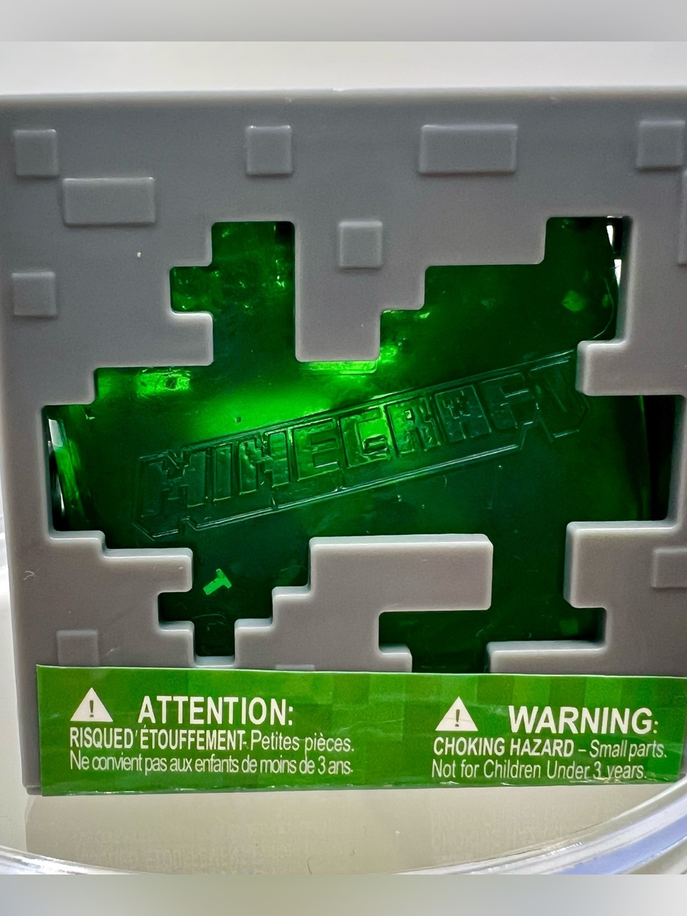 Boxed Green Minecraft Jelly Cubes Squishy Fidget Cube 💚